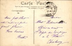 Malmaison - Castle - Park - Cabinet of the Work of the Napoleon Emperor - CPA