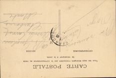 Bordeaux - Course of the Intendance - dog - CPA