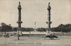 Bordeaux - Esplanade of the Quincunxes - CPA