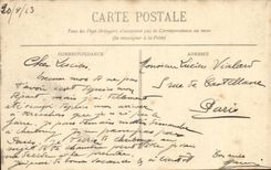 Bordeaux - bridge and boat - CPA