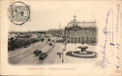 Bordeaux - southern Customs and Quays - CPA