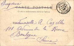 Bordeaux - Place of the Stock Exchange It and Fountain of Three Graces - CPA