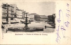 Bordeaux - Statue and Gone of Tourny- CPA