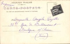 Bordeaux - Statue and Gone of Tourny- CPA