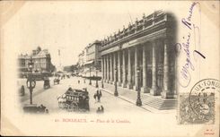 Bordeaux - Place of the Comedy - CPA