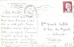 Bordeaux - the Public garden - CPA