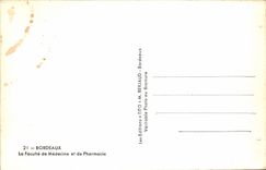 Bordeaux - the Medical college and of Phamacie - CPA