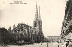 Bordeaux - Apse of the Church Saint Andre - CPA