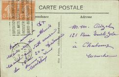 Bordeaux - Interior of the Cathedral - CPA