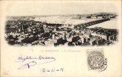 Bordeaux - Panoramic View - CPA
