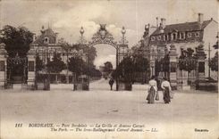 Bordeaux - Park Of Bordeaux - the Grid and Which occurred Carnot - CPA