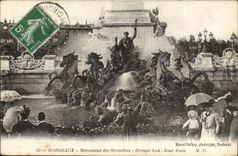 Bordeaux - Monument of Of Gironde Groups Southern Jeaux d' Eau - CPA