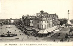 Bordeaux - Course of July thirty and Alleys of Tourny- CPA