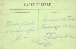 Bordeaux - the Place of the Stock Exchange towards the quay of the Customs - CPA