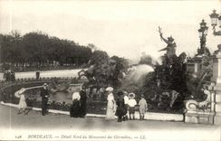 Bordeaux - Northern Detail of the Monument of the Of Gironde ones - CPA