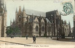 Bordeaux - the Church Saint Michel - CPA