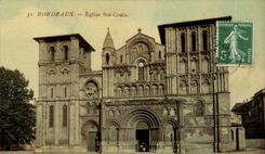 Bordeaux - the Church Sainte Cross - CPA