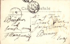 Bordeaux - the Church Sainte Cross - CPA