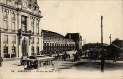 Bordeaux - Train station of the South - CPA