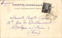 Bordeaux - Statue of Carnot Richelieu Places - CPA