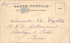 Bordeaux - Statue of Montesquieu - CPA