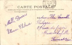 Park of Saint Cloud CPA the royal grid