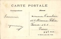 Saint Cloud CPA le parc vue sur les terrasses de l'ancien chateau