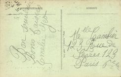 Saint Cloud CPA les grandes eaux La grande cascade Motifs