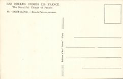 Saint Cloud CPA Dans le parc en automne