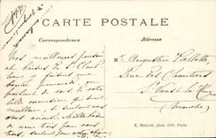 Saint Cloud CPA Vue et perspective du chateau du cote d el'escalier