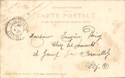 Saint Cloud CPA Grandes eaux Vue generale de la cascade sur les dessins de Lepautre et de mansart