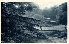 Saint Cloud CPA Le parc Le kiosque du Trocadero 