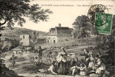 Saint Cloud CPA Avant la Revolution une maison de garde dans le parc