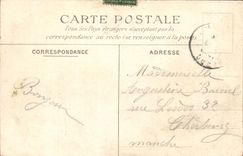 Saint Cloud CPA Incendie du chateau 13 octobre 1870