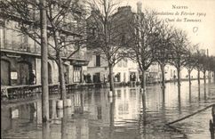 Nantes CPA Floods to fevreir 1904 Quai des Tanneurs