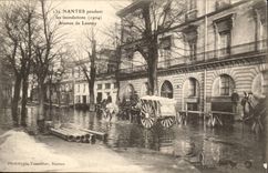 Nantes CPA Floods of February 1904 Which occurred of Launay