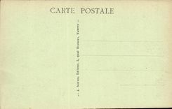 Nantes CPA the procession of the festival God has Nantes crowd Place Holy Pierre TOP