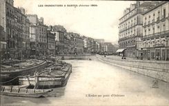 Nantes CPA the floods Fevier 104
