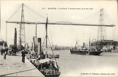 Nantes CPA the transporter bridge taken downstream (boat)