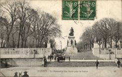 Nantes CPA the monument of died for the fatherland