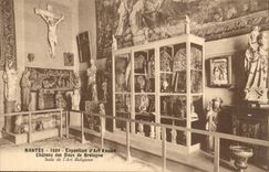 Nantes CPA Fair of art old Castle of the dukes of Brittany Room of the religious art