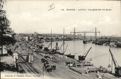 Nantes CPA the port View of the quays
