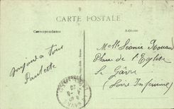 Nantes CPA Fountain of the place of the Duchess Anne by F David