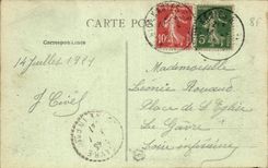 Nantes CPA Seen of the port (train)