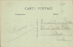 Nantes CPA the castle and the monument of the combatants