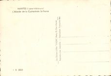 Nantes CPA der Apse der Kathedrale Str Pierre