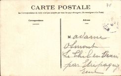 Statue Nantes-CPA von Cambronne