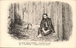 Holy mount Michel CPA the museum Barbs in its dungeon