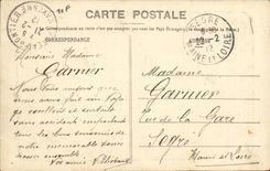 CPA Gontier Castle the English garden