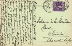 CPA Moulins Seen from of the tower Saint Gilles the cathedral and old the chaetau of the Dukes of Burgundy